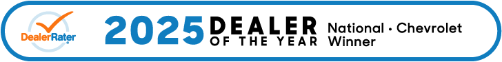 2024 Dealer of the Year award for Chevrolet in Alberta by DealerRater.