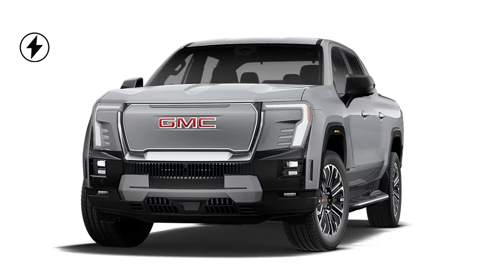 Sleek gray SUV with a modern design, showcasing aerodynamic curves and stylish wheels.