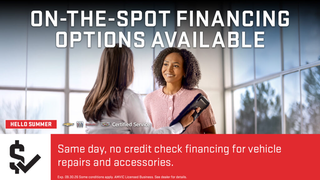 Finance Your Service/Accessories